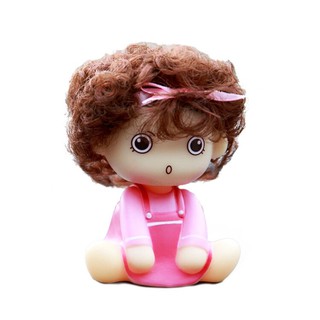 Ống tiết kiệm búp bê tóc xù