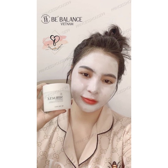 Mặt nạ ủ trắng MIRACLE SNOW MASK BE' BALANCE❤️FREESHIP❤️ | BigBuy360 - bigbuy360.vn