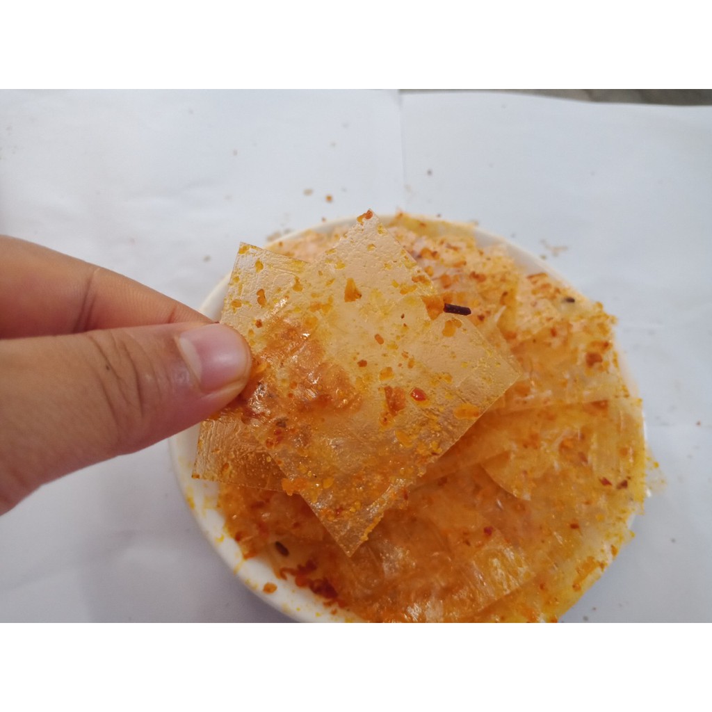 1kg bánh tráng trộn sa tế khô bò