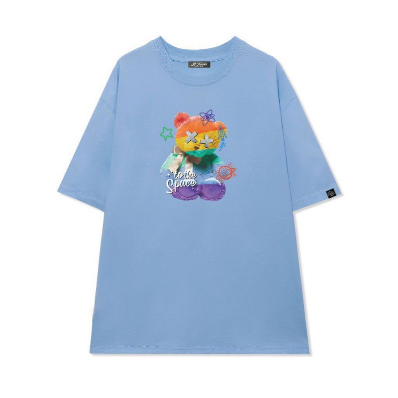 Áo thunCó sizeFull màu unisex tay lỡ gấu X X