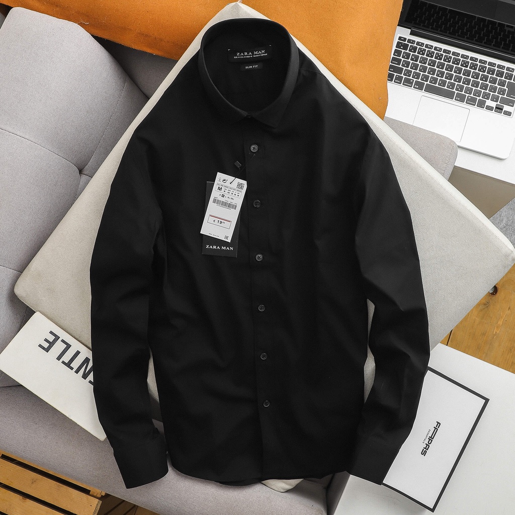 Áo Sơ Mi Z.Ra Trơn, Sơ Mi Tay Dài Dành Cho Nam Siêu Sales Hot Nhất