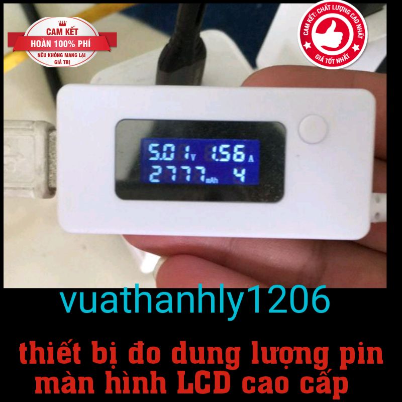 Thiết bị kiểm tra dòng sạc điện áp màn hình LCD