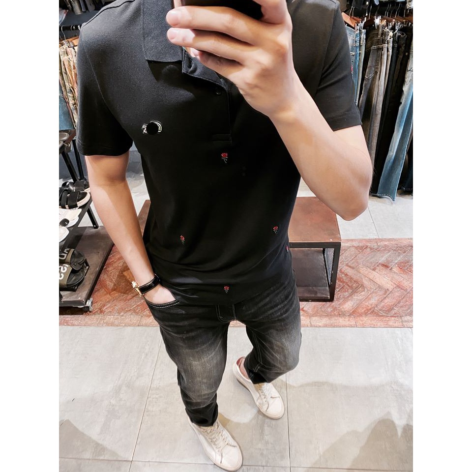 Quần Bò Dáng Suông Màu Mài