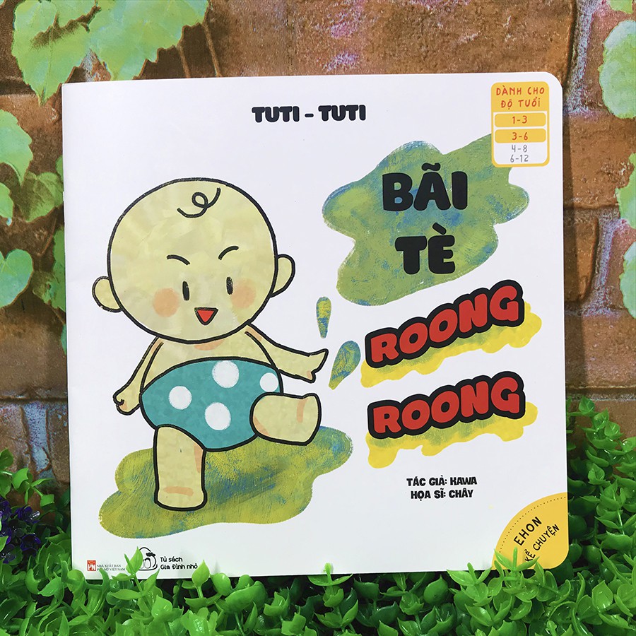 Sách - Ehon Kể Chuyện - Tuti Tuti - Bãi Tè, Roong Roong (1-6 tuổi)