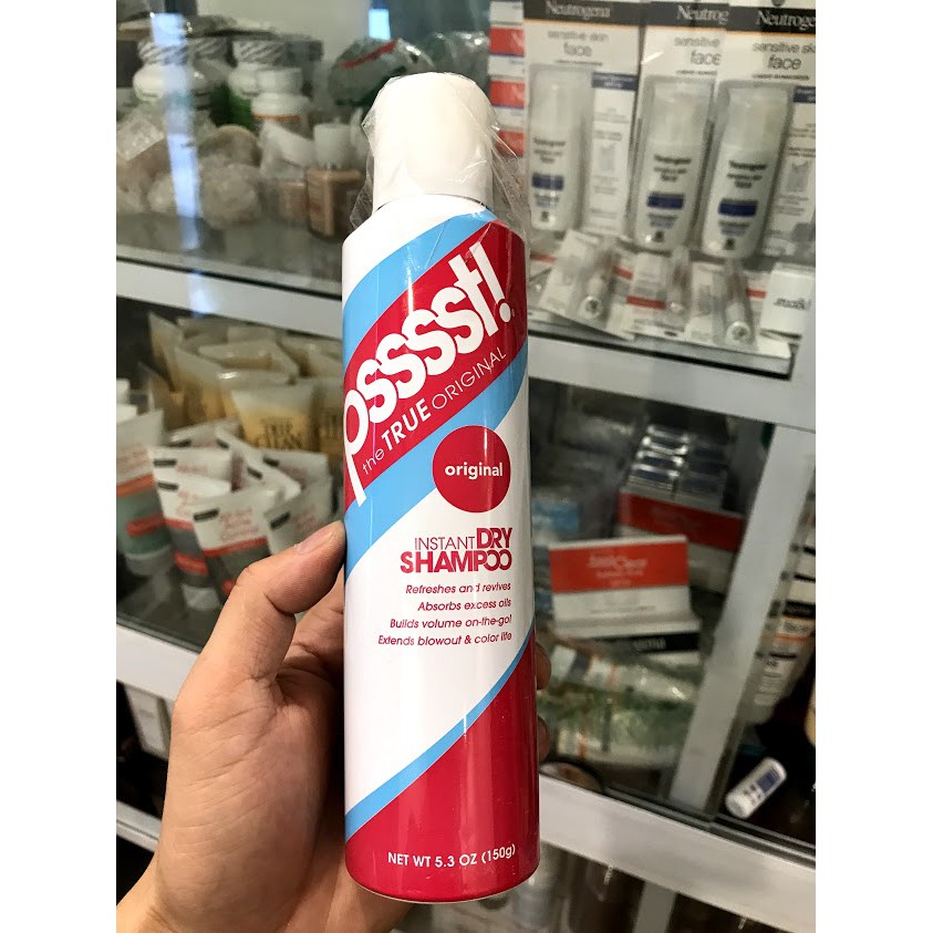 Dầu Gội Khô Psssst Instant Dry Shampoo Spray 150gam