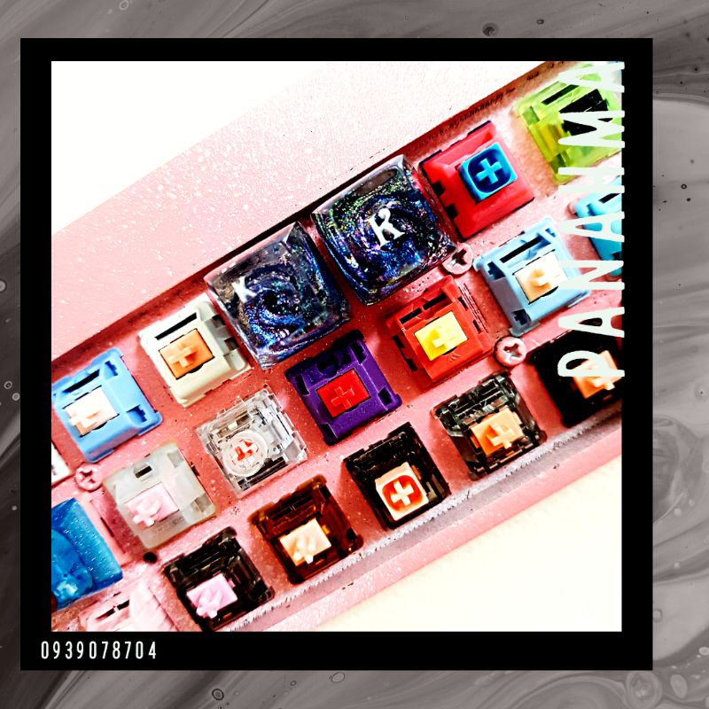 Keycap SAr1 profile 1u Chữ cái theo yêu cầu Galaxy