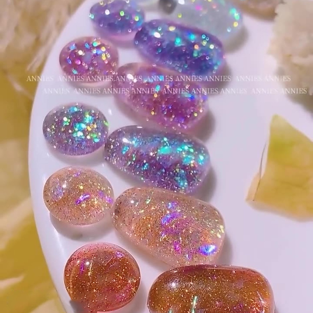 Sơn móng gel mắt mèo ANNIES 5ml lấp lánh ánh nhũ ngọc trai