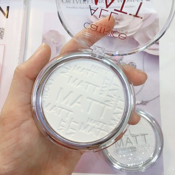 Phấn Phủ Catrice All Matt Plus Shine Control Powder - 001 Universal