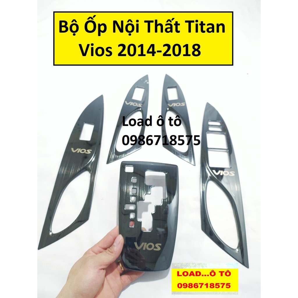 Bộ Ốp Nội Thất Toyota Vios 2014-2018 Vân Titan