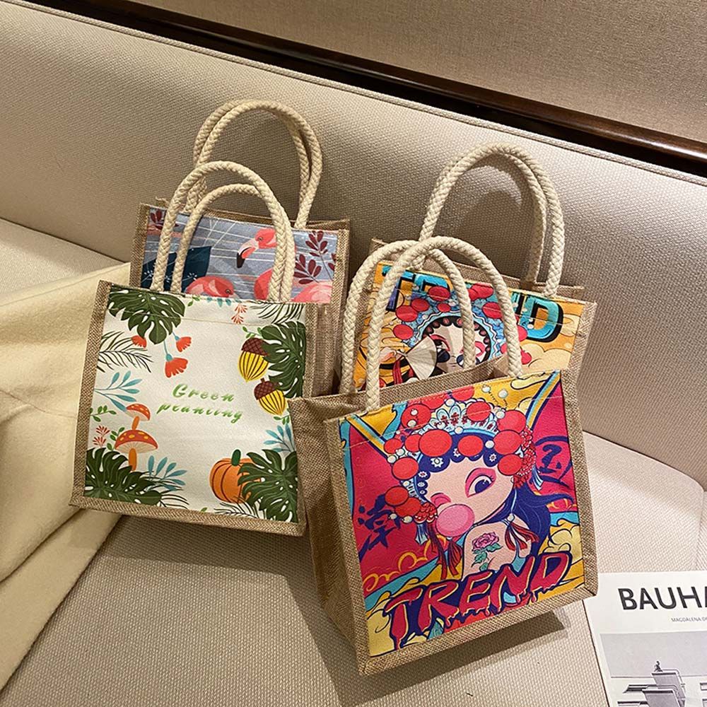 Túi Tote Đeo Vai Bằng Vải Canvas Phong Cách Nhật Bản Sáng Tạo Dành Cho Nữ