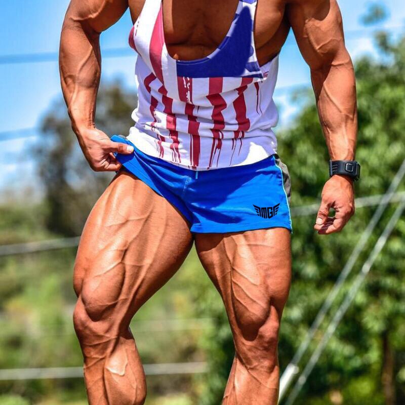 Workout Gym Comfortable Plus Size Sports Shorts Men Fashion Brand Breathable Fitness Mens Bodybuilding Mesh Male Casual Shorts