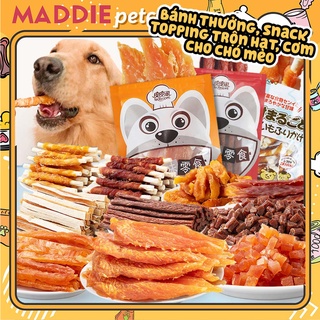 BÁNH THƯỞNG, SNACK, TREAT, THỨC ĂN, MÀI RĂNG - TOPPING TRỘN HẠT CHO CHÓ MÈO HAMSTER - GÓI 100G - MADDIE