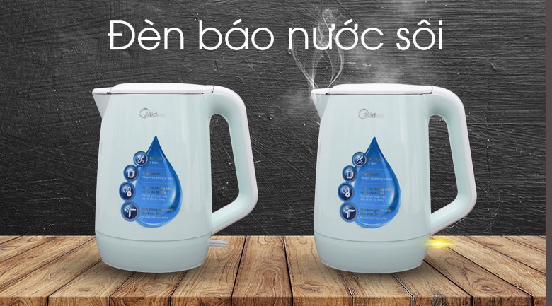 Bình siêu tốc Midea 1.7 lít MK-17DC-hàng trưng bày