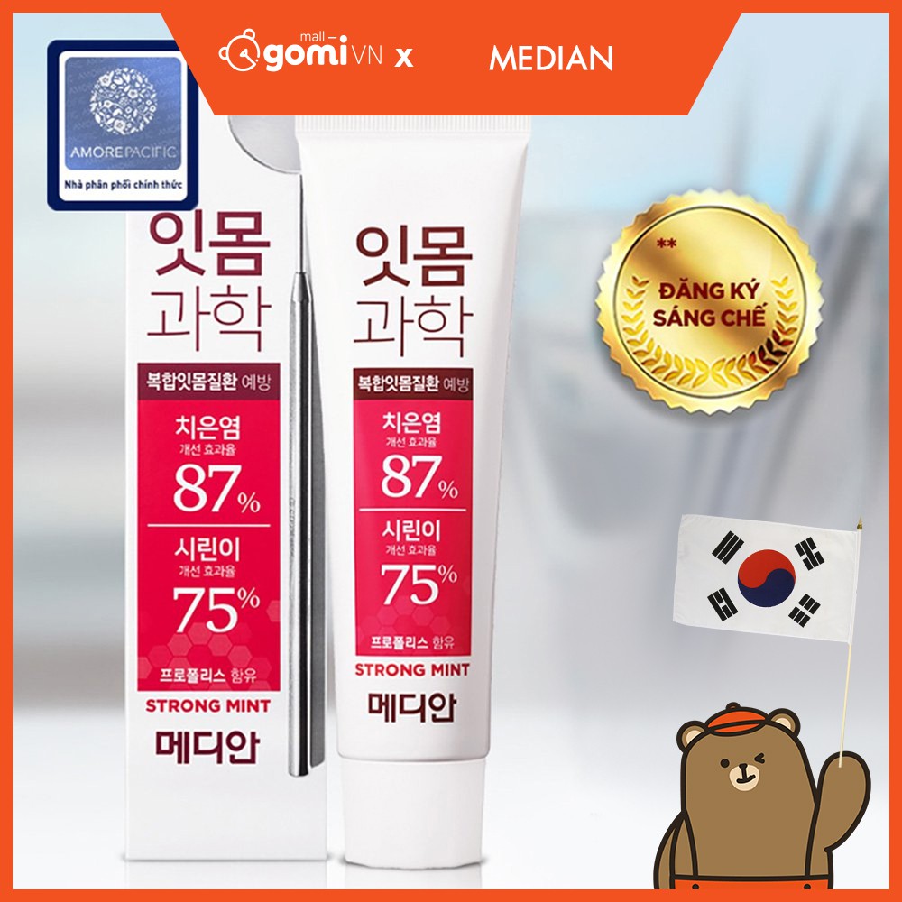 Kem Đánh Răng Ngăn Ngừa Viêm Nướu Và Giảm Ê Buốt MEDIAN Gum Science Toothpaste 90g GomiMall