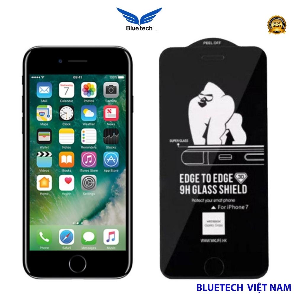 Kính cường lực cao cấp, Kính cường lực KingKong Full màn hình cho ip 7 - 14ProMax - Bluetech
