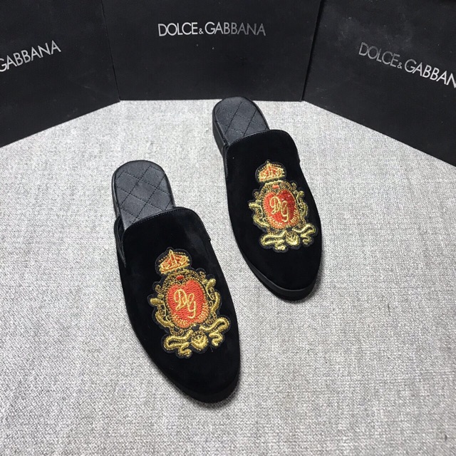 Sục thêu da lộn Đ và G cho nam nót đen ( sục Đ và G ) | BigBuy360 - bigbuy360.vn