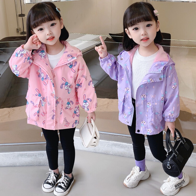 Áo Khoác Xuân Thu Phong Cách Phương Tây Mới Dành Cho Bé Gái 2022