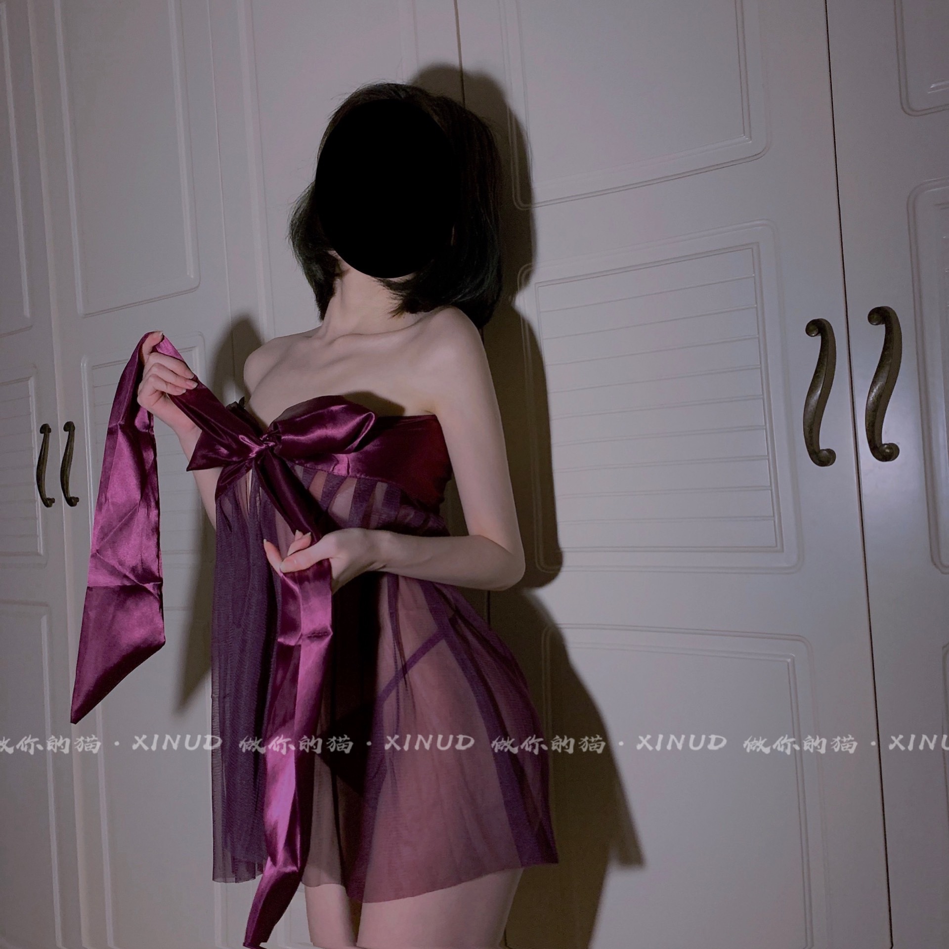 Set đầm ngủ xuyên thấu và quần lót lọt khe phong cách gợi cảm cho nữ | BigBuy360 - bigbuy360.vn