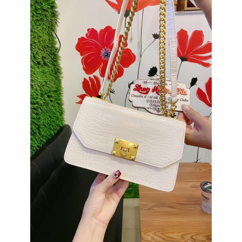 Túi khoá vuông da rắn size 22 chuẩn xịn nhất(k hộp) | BigBuy360 - bigbuy360.vn