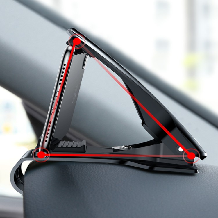 Giá đỡ điện thoại gắn taplo dạng kẹp trên ô tô, xe hơi