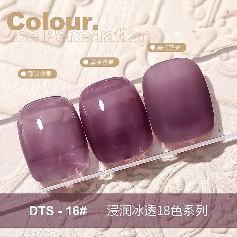 Sơn gel thạch As mã DTS set 18 chai dung tích 15ml