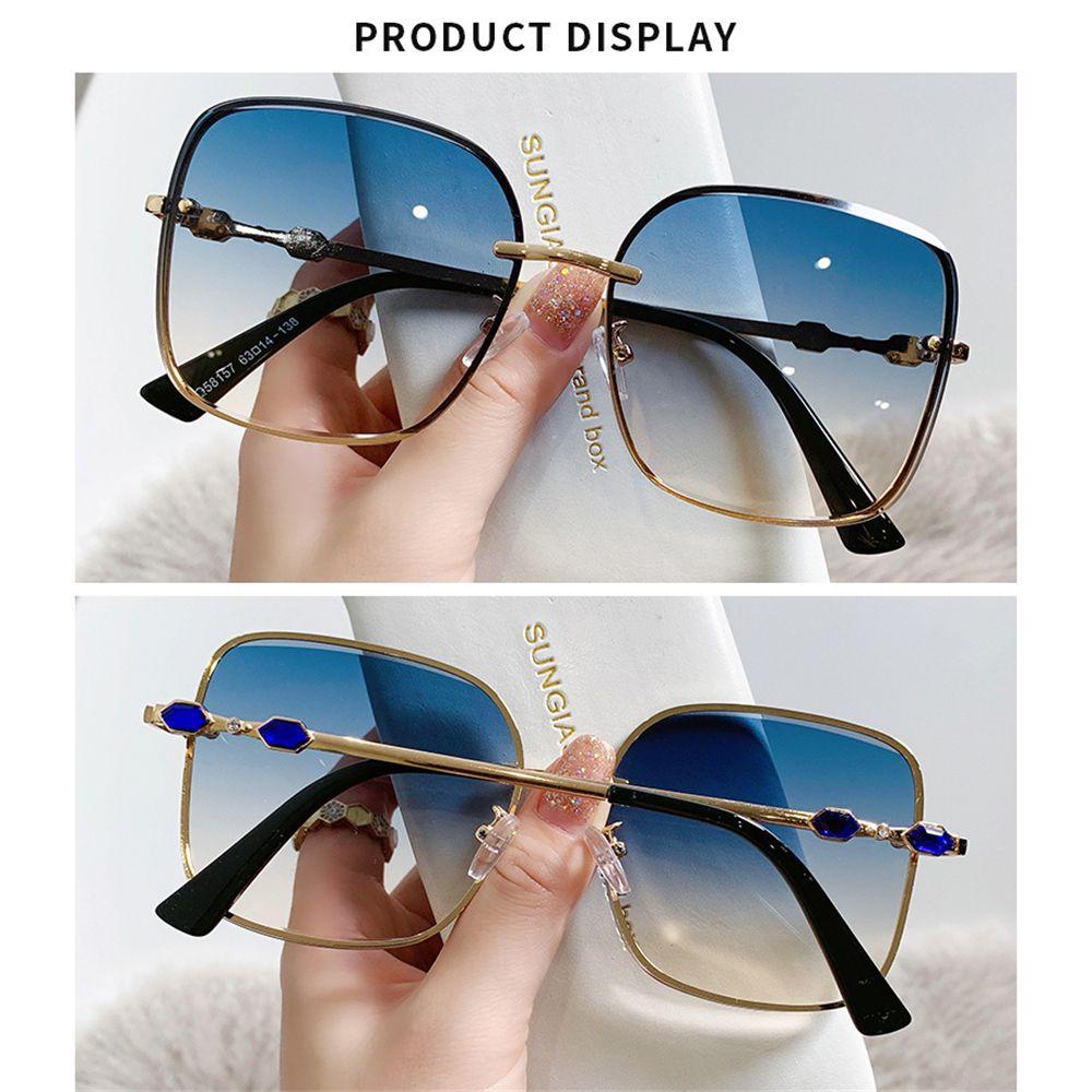 Kính Mát Gọng Vuông Chống Tia UV400 Phong Cách Vintage Thời Trang