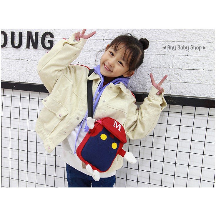 Túi đeo đi chơi ,đi Tết hình anh em nhà Super Mario cho cả người lớn và trẻ em với 2 màu cực xinh ( hàng có sẵn) ❣❣