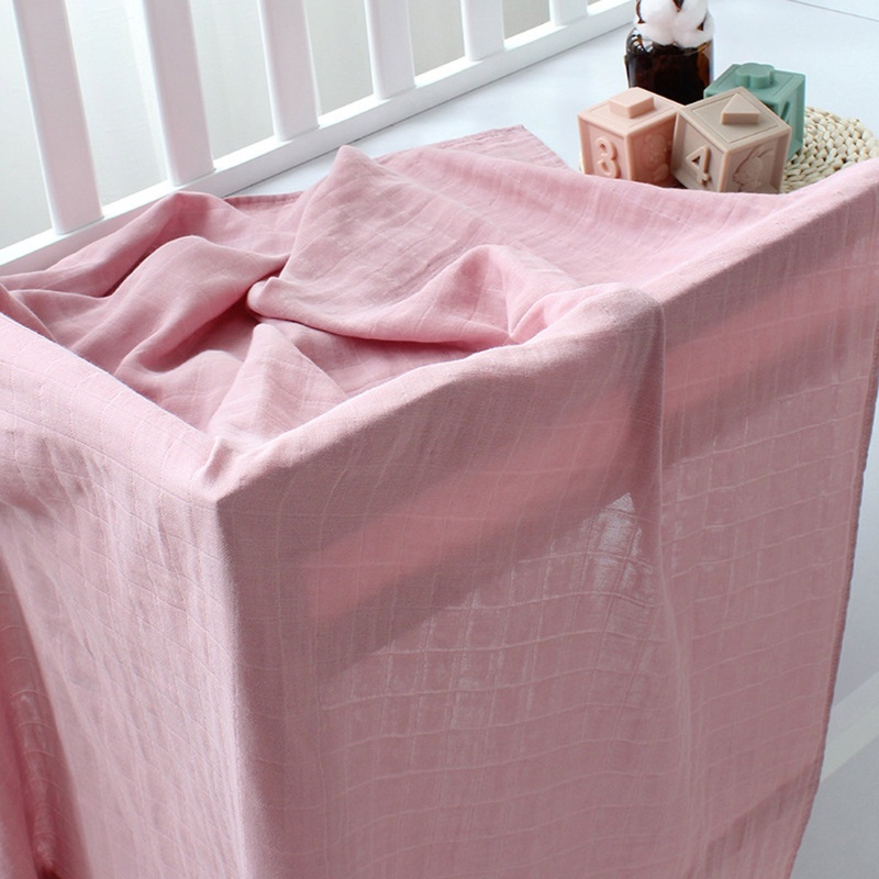 Chăn Quấn Em Bé 2 Lớp 120x120cm Mềm Mại Ốp