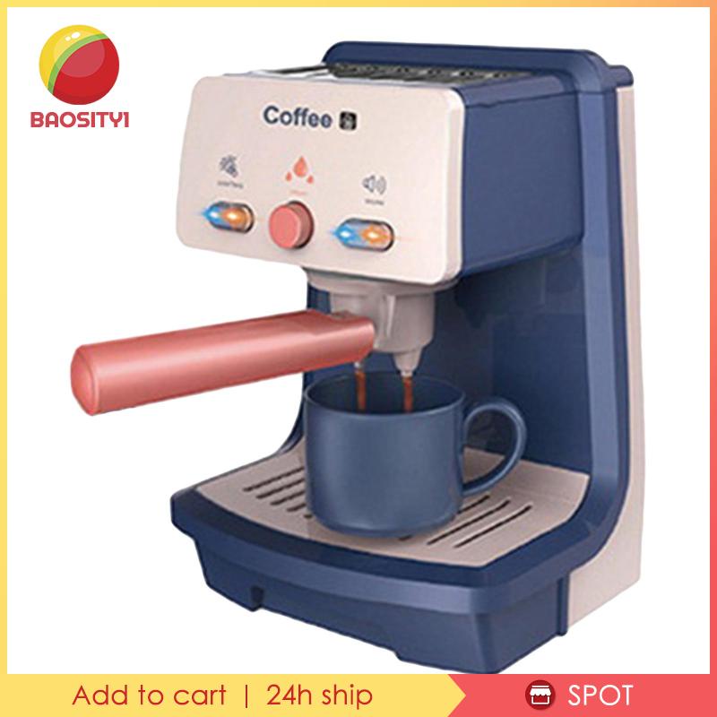 Máy pha cà phê đồ chơi mô phỏng nhà bếp cho trẻ em 3-6 tuổi