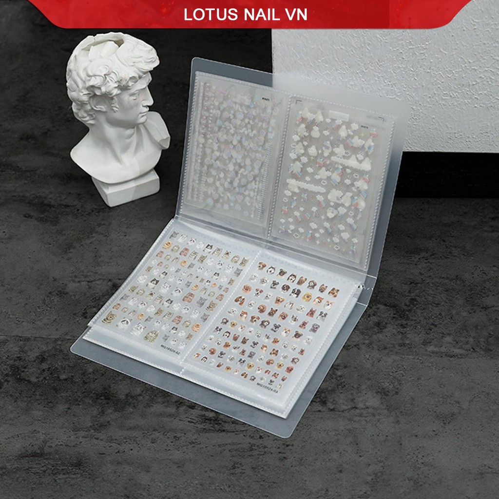 Sổ đựng Sticker trang trí móng