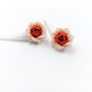 Hoa Bột Nail, Mẫu Ôm Bi Nhụy Cam (1 Bông)