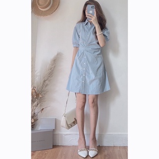 Đầm váy nhún eo 3 màu
