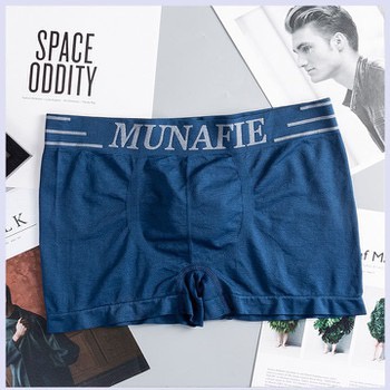 Quần lót boxer, quần lót đùi nam cotton dệt kim Munafie (Được chọn màu)