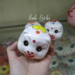 lợn sứ tiết kiệm mini 8cm