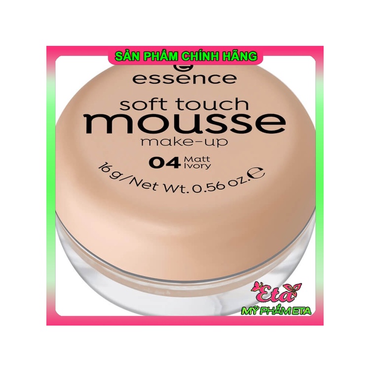 Phấn tươi Đức ESSENCE SOFT TOUCH MOUSSE che phủ tốt - Siêu hot