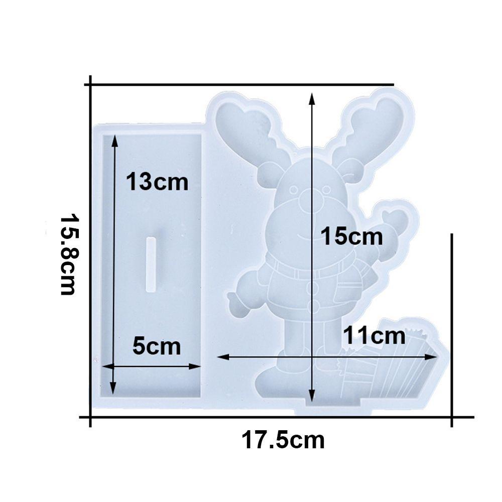 Khuôn Làm Bánh Bằng Epoxy Resin Hình Tuần Lộc Giáng Sinh