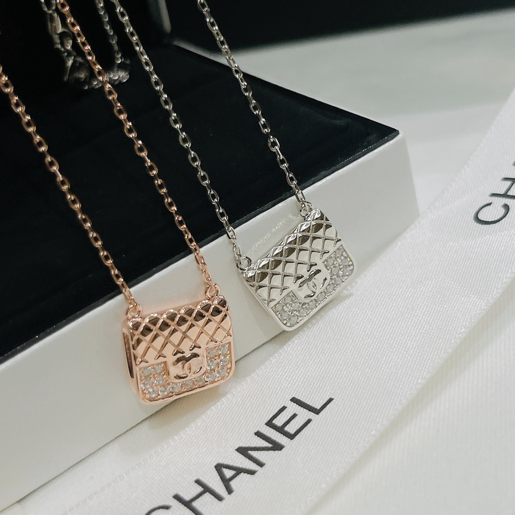 Vòng cổ Bạc 925 Mặt Hình Túi Xách Thời Trang Dành Cho Nữ