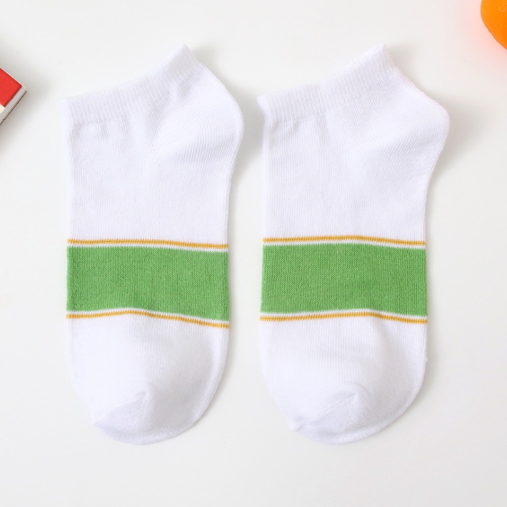 Tất vớ gấu cổ ngắn họa tiết trà xanh Hàn Quốc Brown hàng nhà máy đẹp có ảnh thật