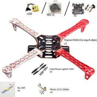 Combo kit quadcopter F450 dành cho người mới tập chơi
