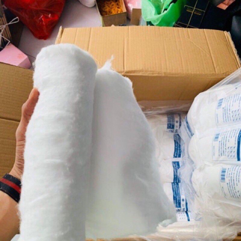 Bông cân y tế An Lành 1kg-bông y tế thấm nước