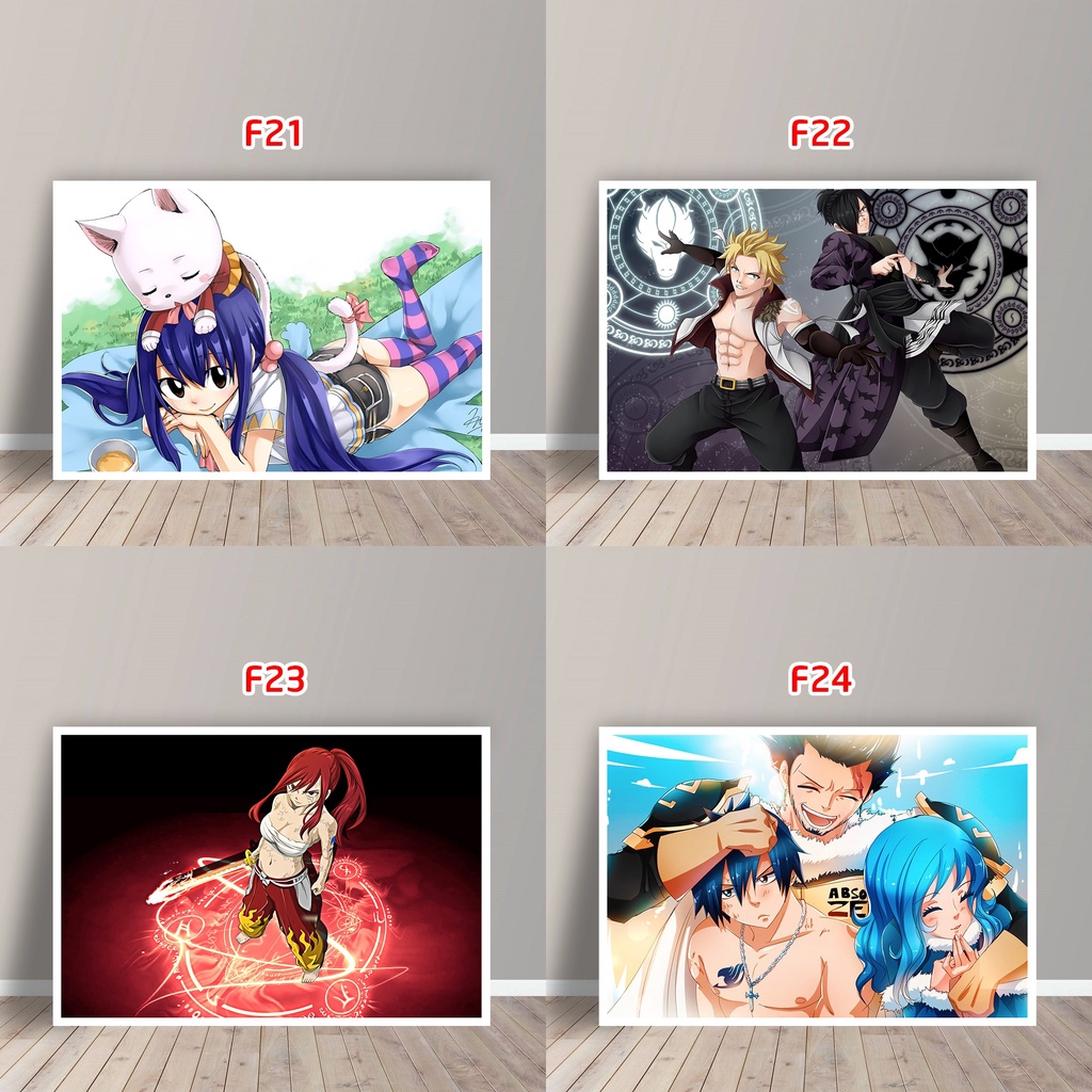 Tấm Postcard Cao Cấp Anime Fairy Tail