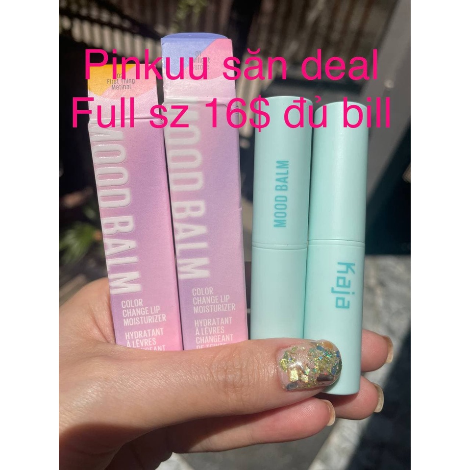 Kaja Beauty son dưỡng đổi màu Mood Balm Color Changing Lip Moisturizer 16$ boxycharm