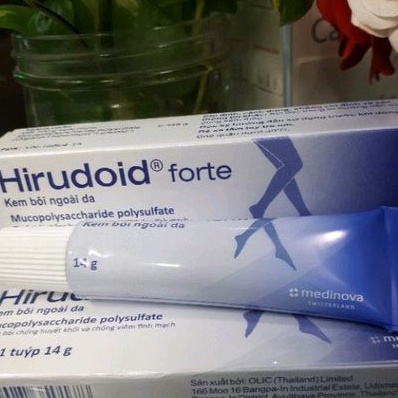 kem thoa suy tĩnh mạch Hirudoid forte  14g