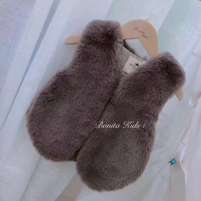 Áo Gi Lê Lông Cao Cấp cho Bé Gái / Áo Khoác lông Bé Gái 10-20kg