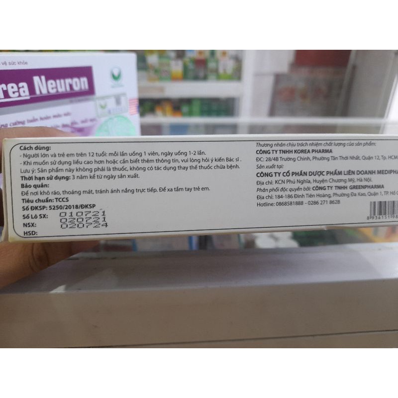 Hoạt Huyết Dưỡng Não Korea Neuron, Giúp tăng cường tuần hoàn máu não, Giảm các di chứng sau tai biến-
