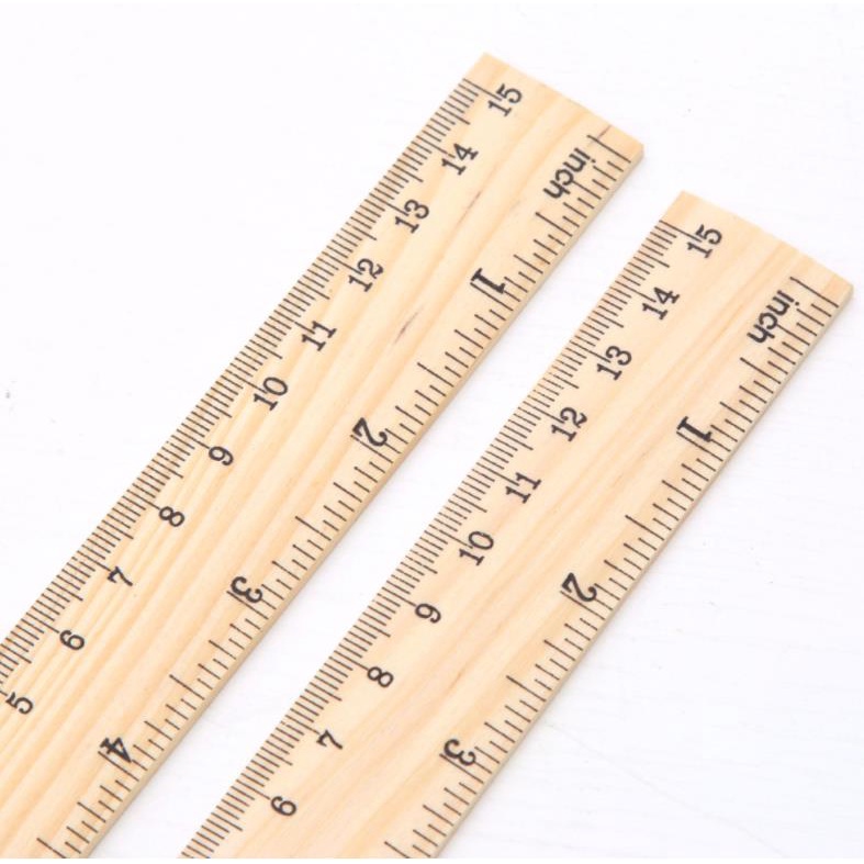 Thước Gỗ Thẳng 15cm 20cm 30cm Chất Lượng Cao