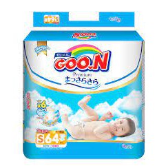 Bỉm - Tã dán Goon Premium size S64 / M60 / L50 / XL46