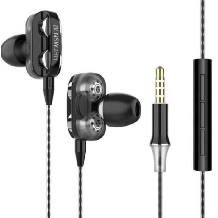 Tai nghe nhét tai âm thanh Hifi 4D tích hợp micro 3.5mm