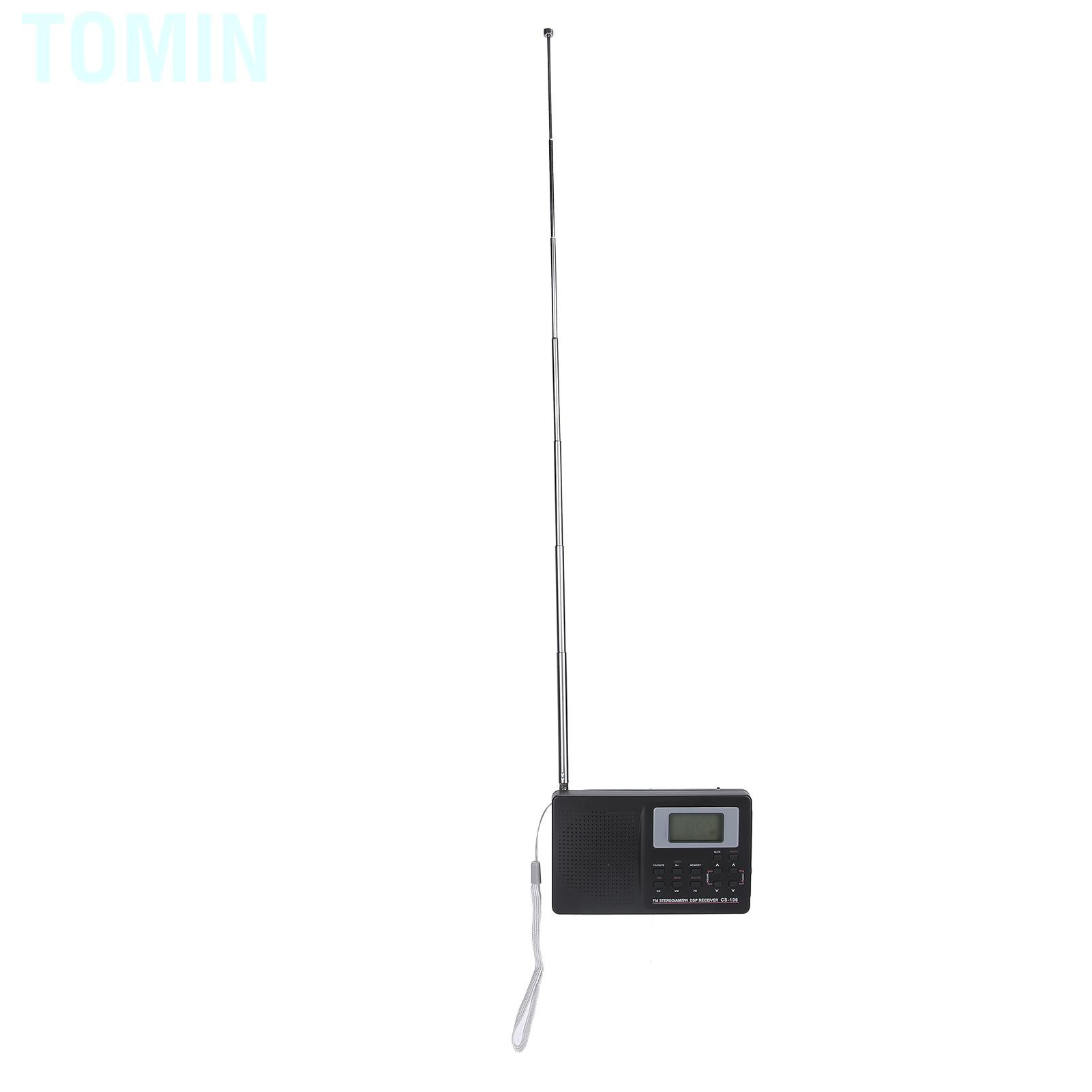 Bộ Thu Phát Vô Tuyến Tomin Cs Xuan 106 Mini Fm / Am / Sw / Mw / Lw / Tv