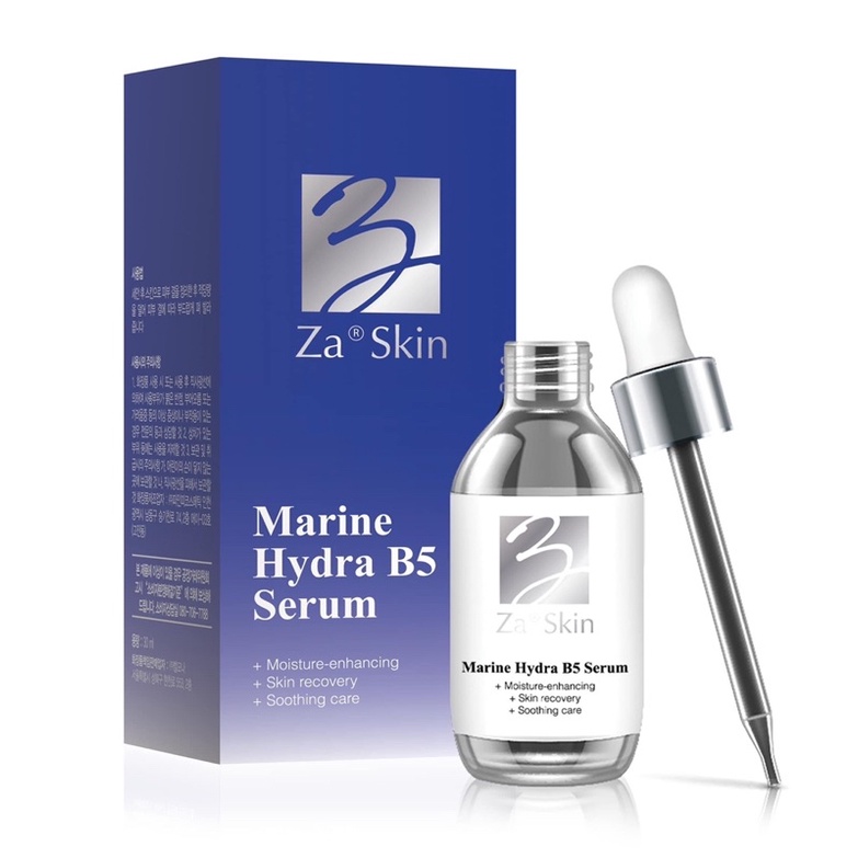 Serum Za Skin Marine Hydra B5 30ml- Cấp Ẩm, Phục Hồi Chứa Hyaluronic Acid và B5